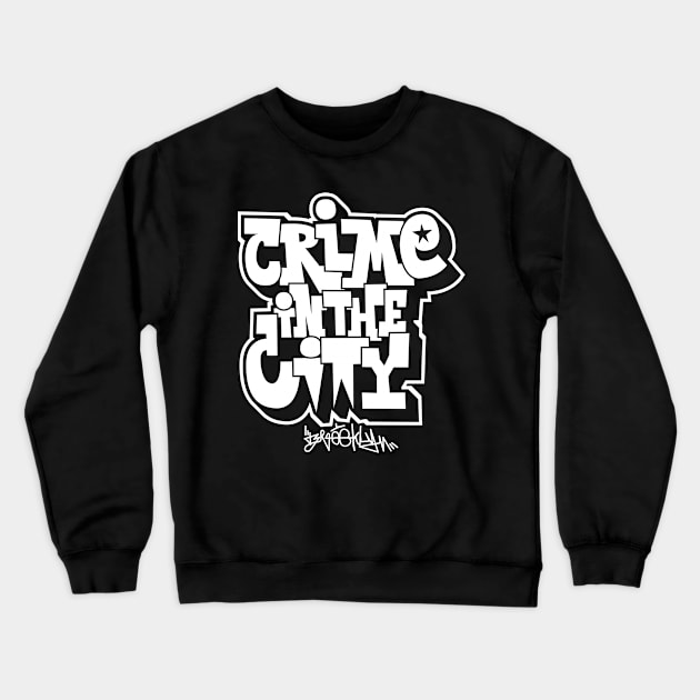 Urban Chronicles: Graffiti Tales from '80s Brooklyn Crewneck Sweatshirt by Boogosh